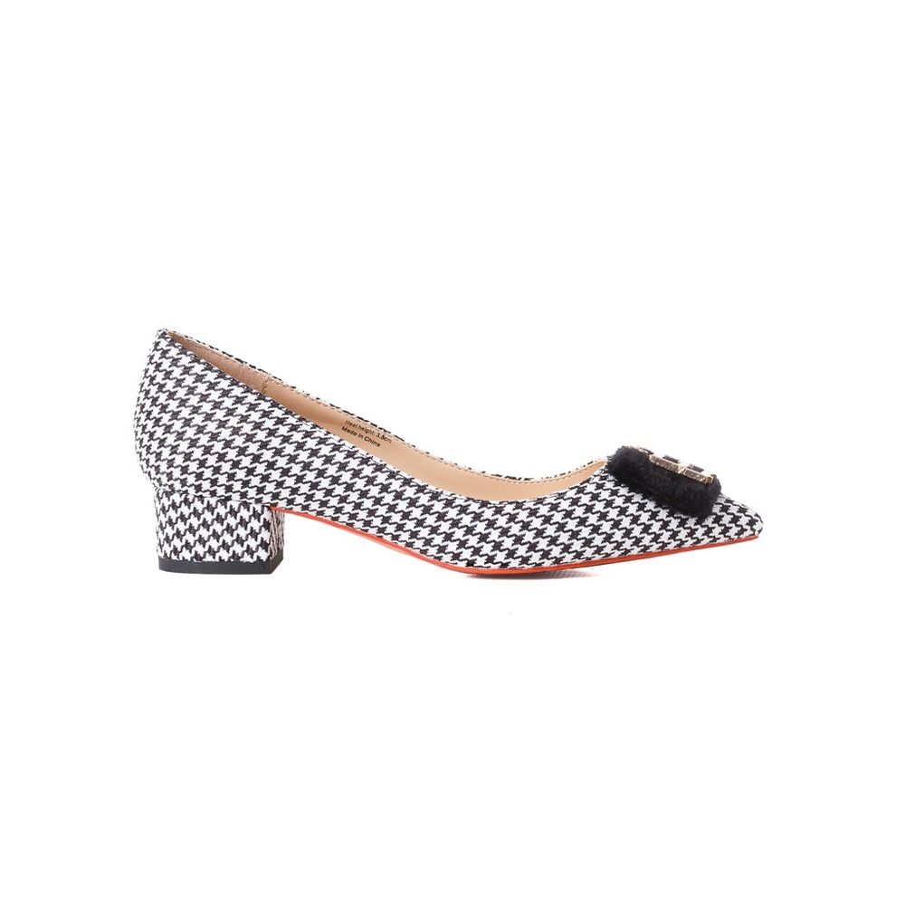 New CELYN ROZE Houndstooth pumps - Picture 1 of 3